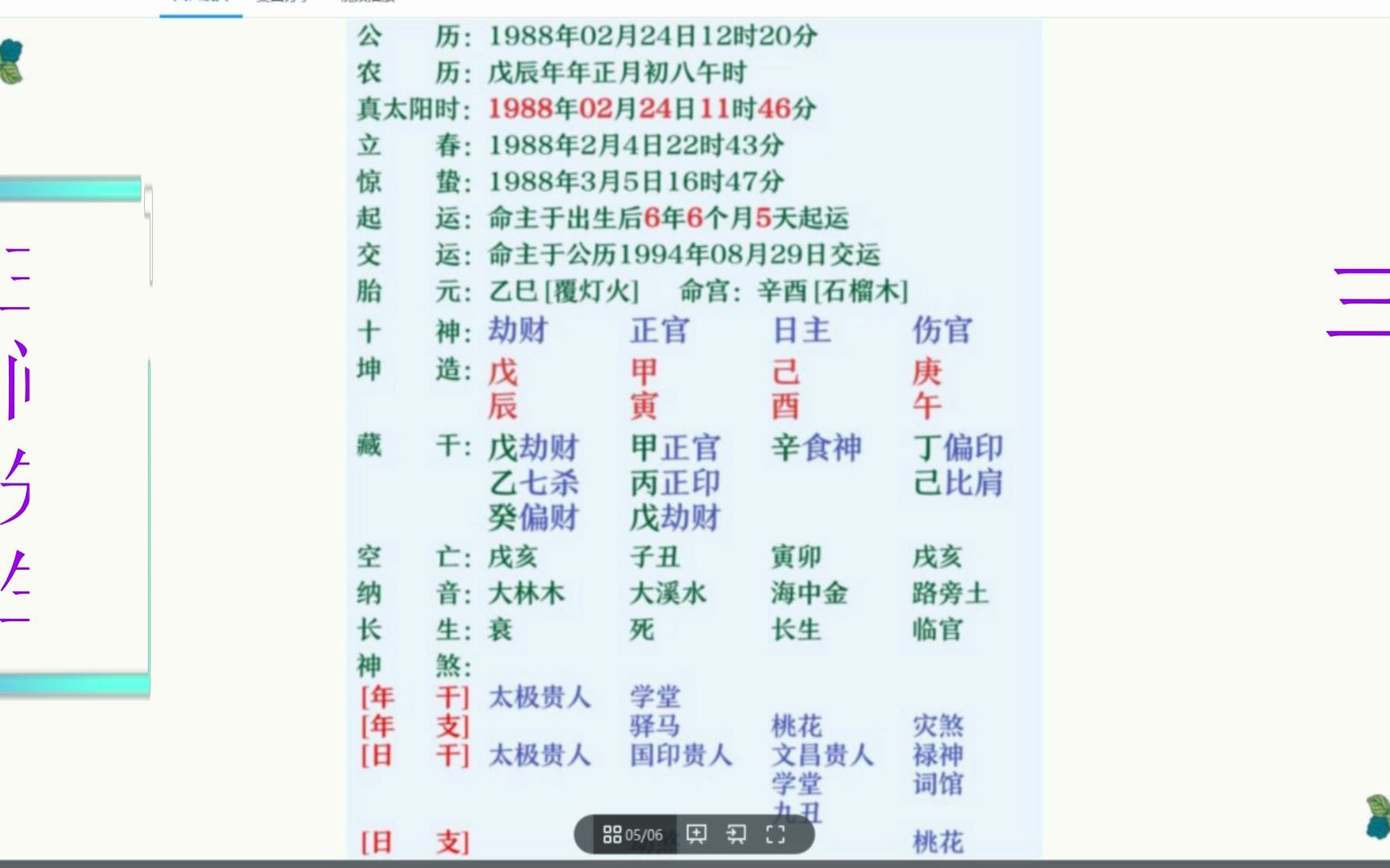 [图]周易与科学，八字格局实例讲解、如何判断好格局与差格局