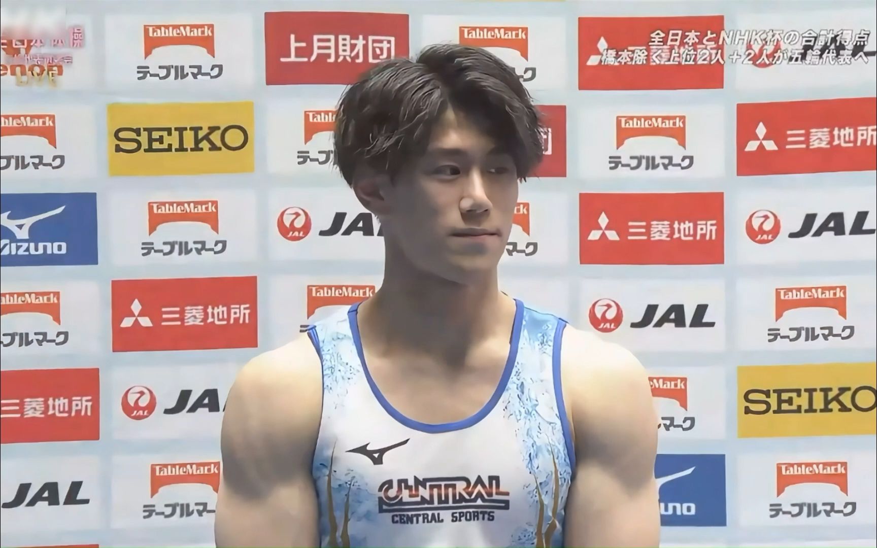 无心听桥本大辉讲什么,全程看脸,肌肉,喘气