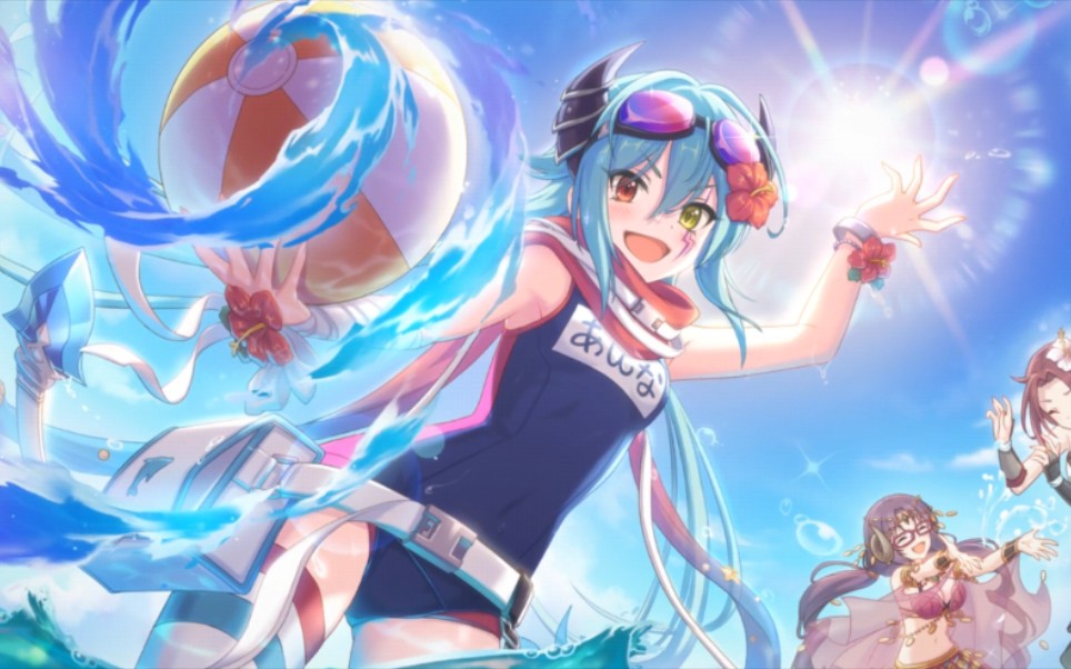 公主连结日服泳装中二柊杏奈ub三星立绘演示