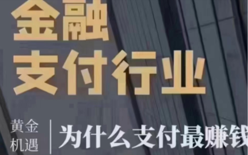为什么要做支付,支付行业的魅力有多大