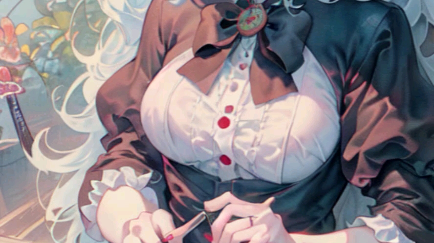 二次元复古萝莉 动漫少女壁纸头像分享 复古风肖像