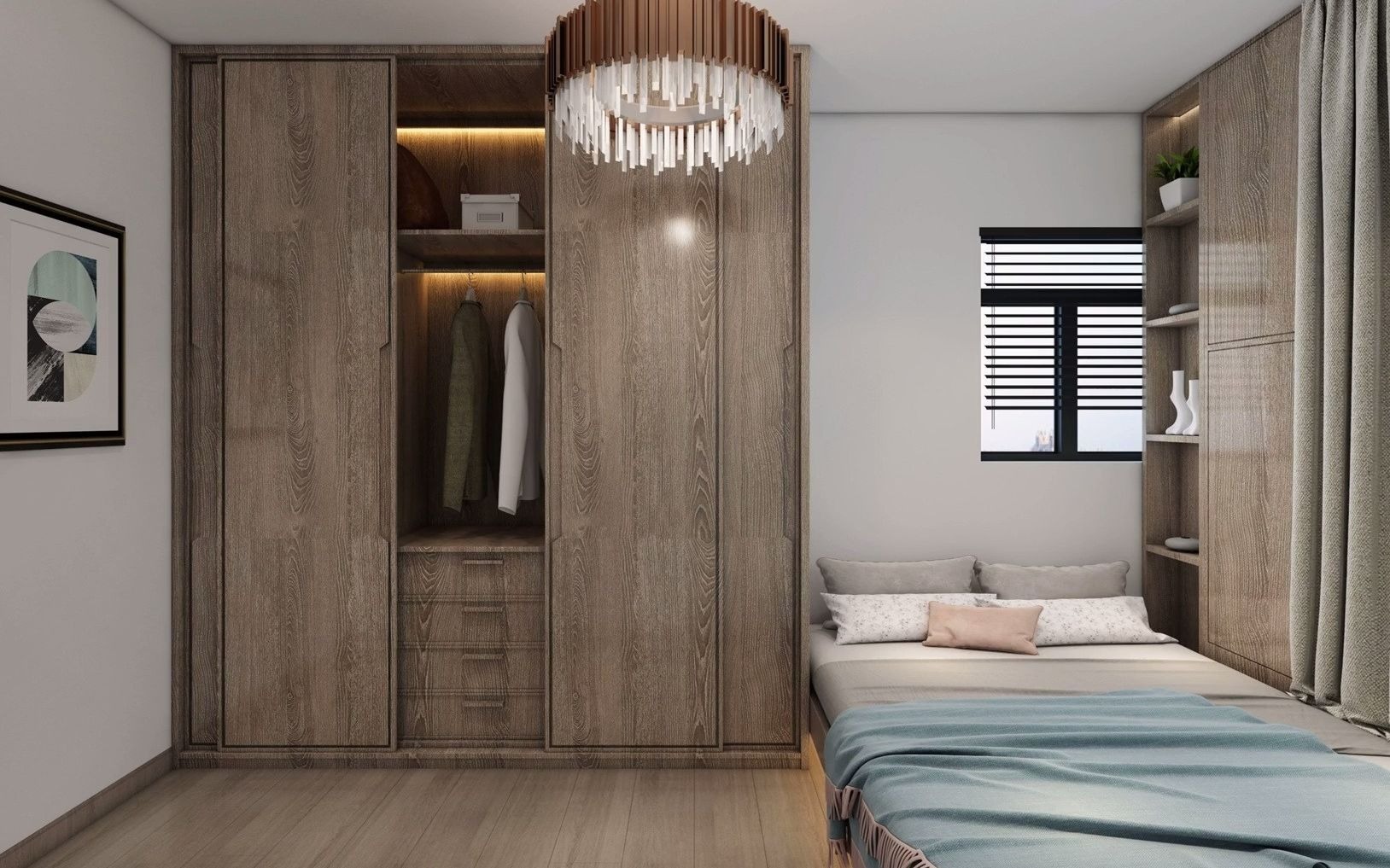 韩国软装风格 #平层案例 台式风格家装 #知末网