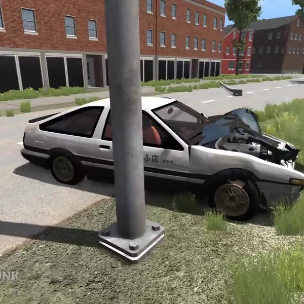 Satisfying Car Crash Game BeamNG Drive - HIGH SPEED JUMPS #7 