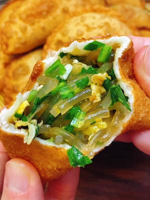 饺子第101种吃法 油炸黄金菜饺