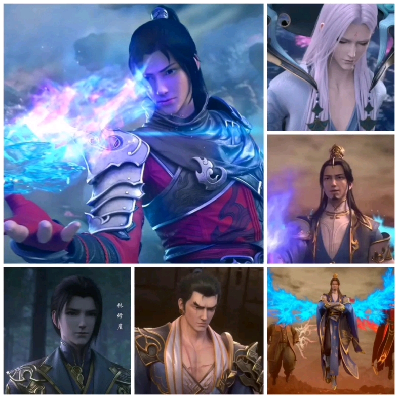 国漫巅峰之夜萧炎决战韩风.韩风:你们确定他是斗灵?