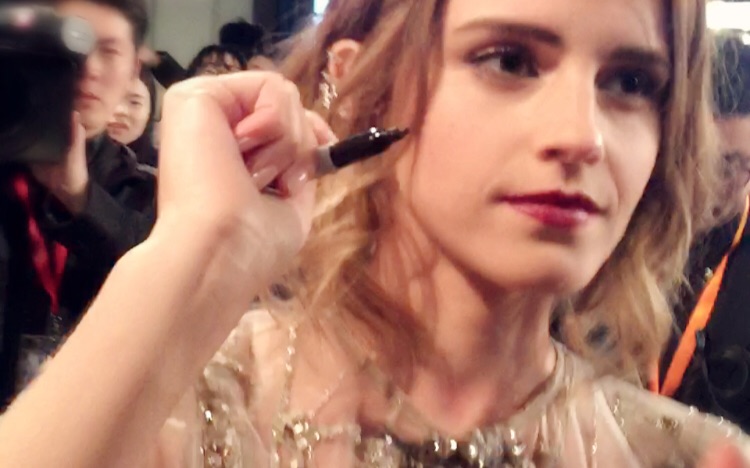 美女与野兽上海首映红毯艾玛沃特森emmawatson