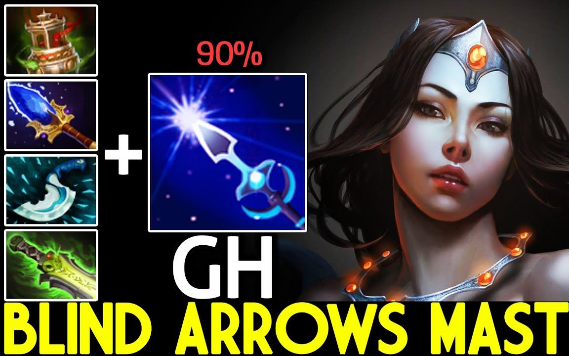 dota2ghgod那命中率出奇高的米拉娜bydota2highschool