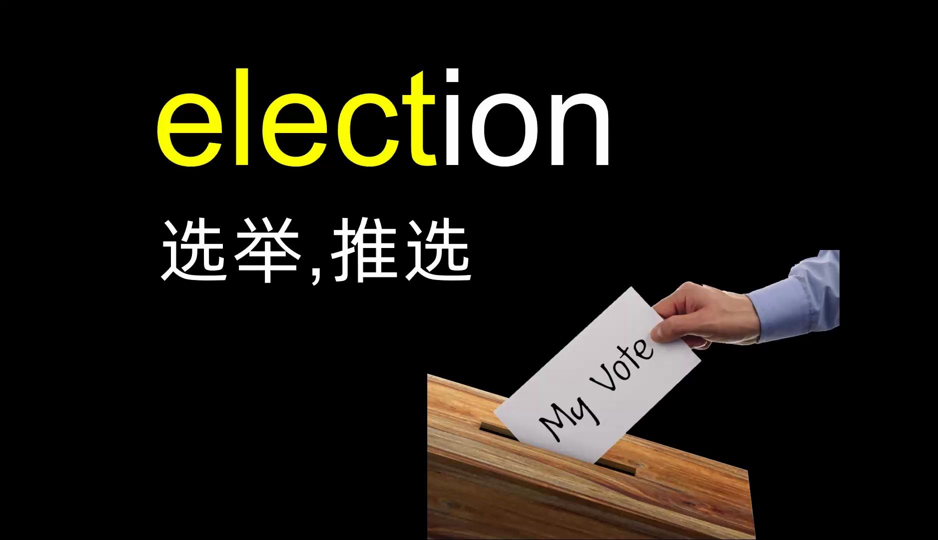 「2025考研英语」美国总统大选 Election哔哩哔哩bilibili