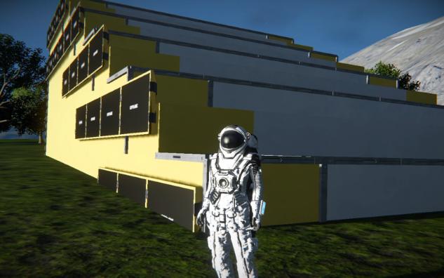 什么载具可以通过这个楼梯?【太空工程师】通过性测试-01