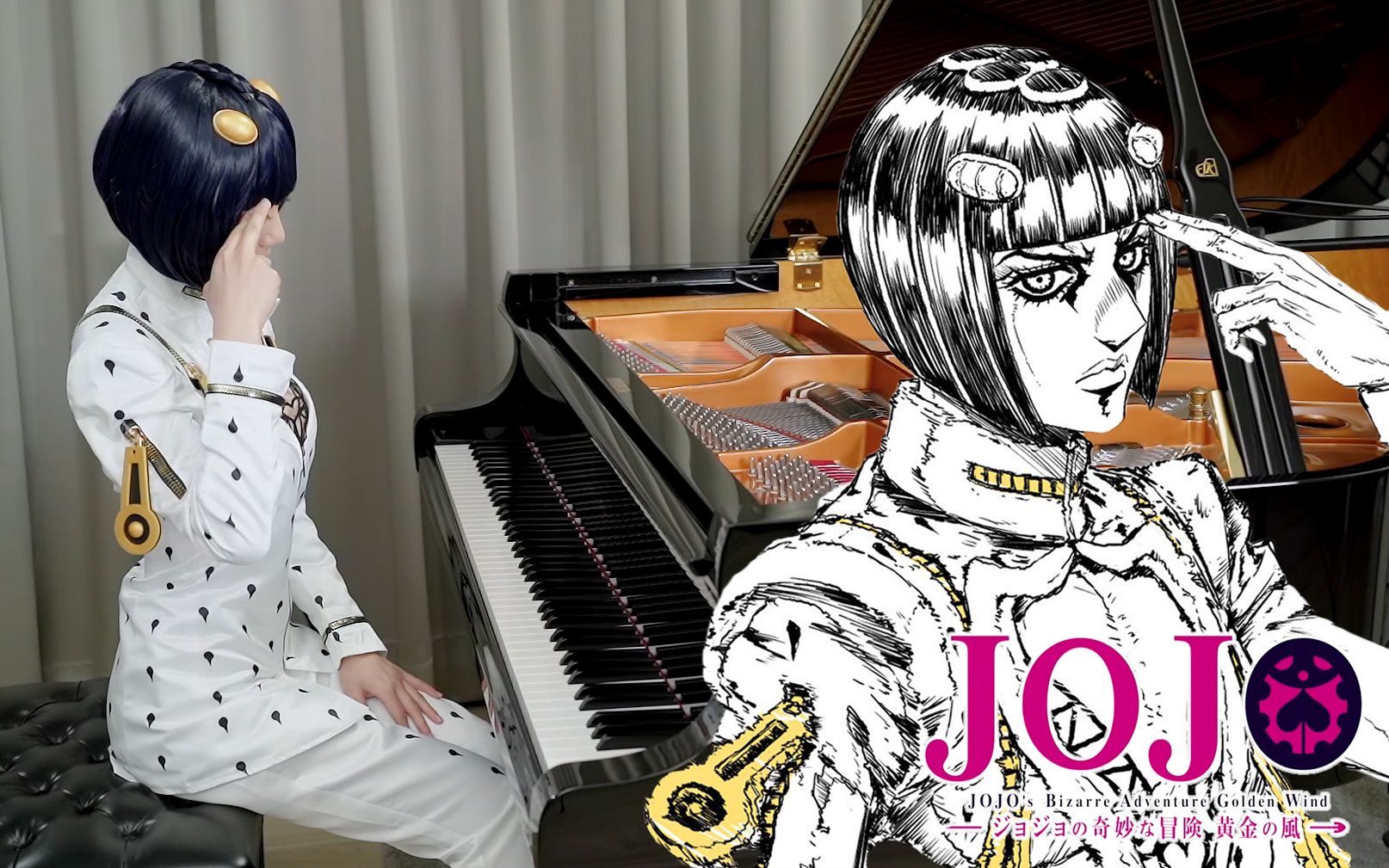 [图]JOJO的奇妙冒险 黄金之风「背叛者的镇魂曲」钢琴演奏 Ru's Piano