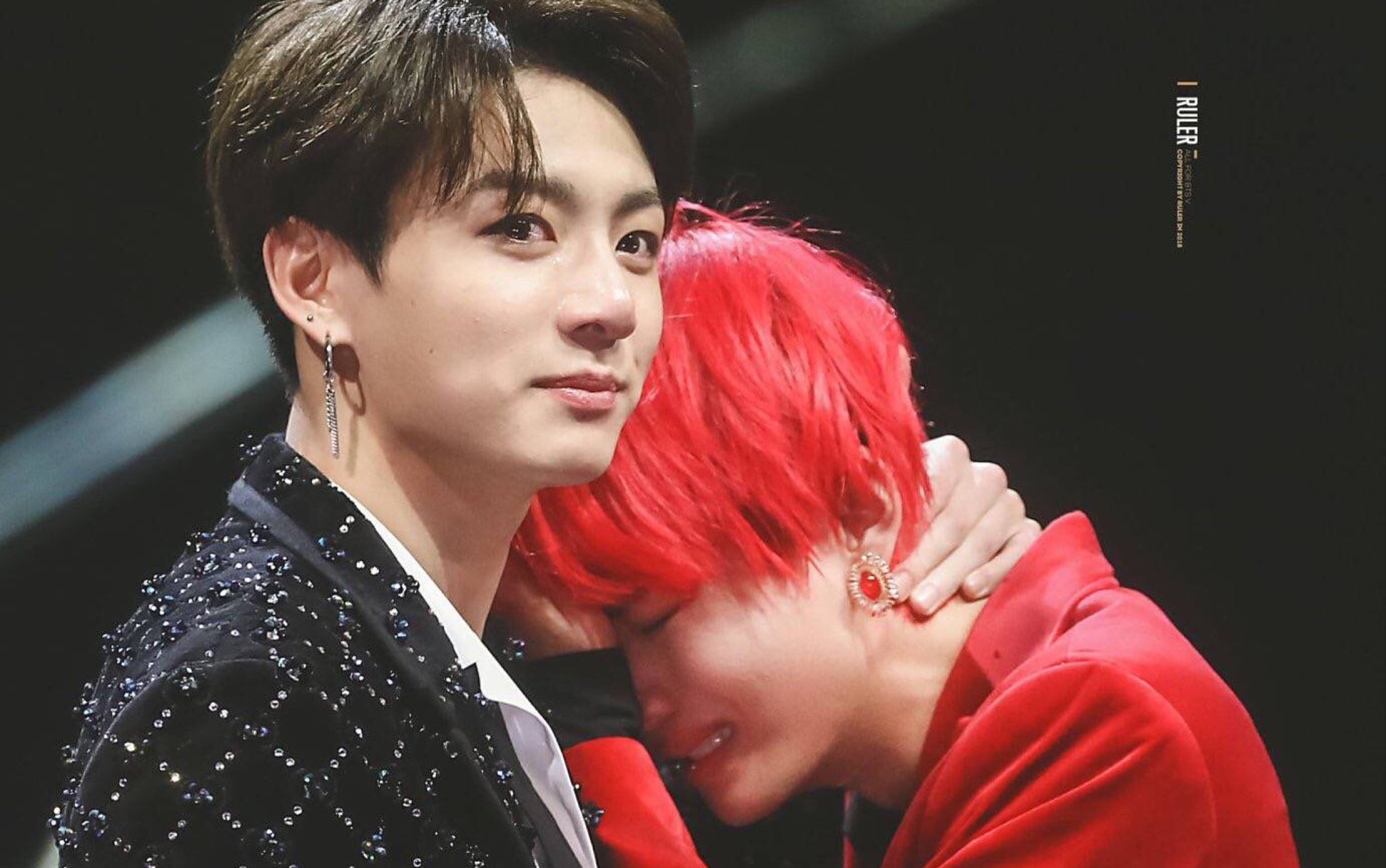 正泰世纪拥抱感谢你们展现出爱情最美好的模样金泰亨hugme和音田柾国