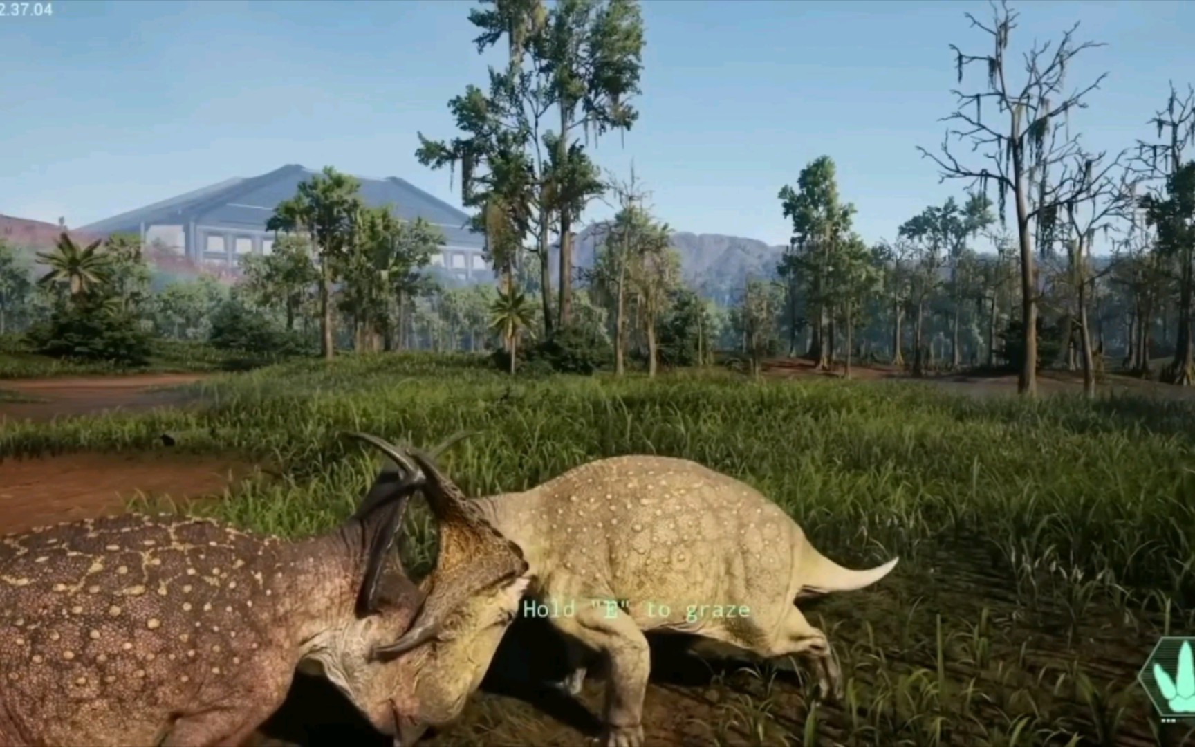 the isle恶魔角龙对撞