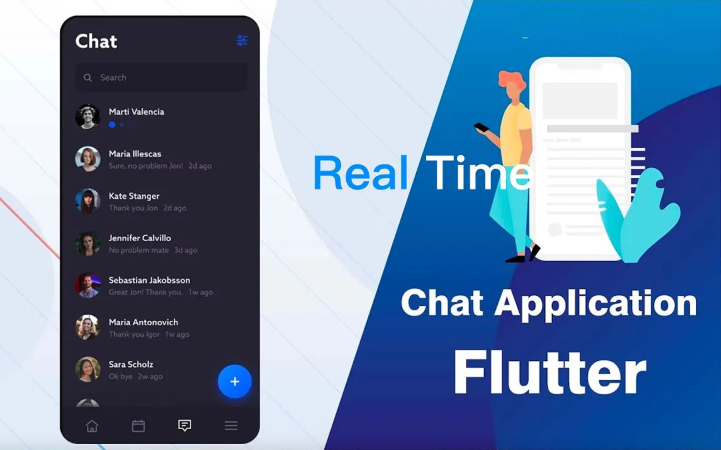 这么流畅的实时聊天App只能React Native还是Flutter哔哩哔哩bilibili