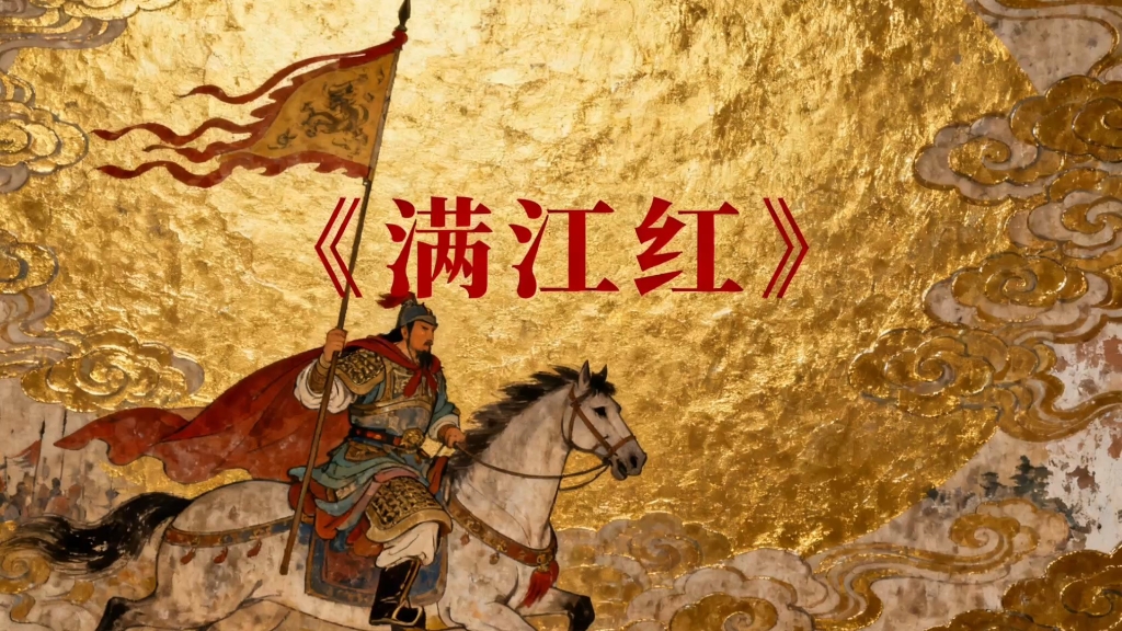 诗朗诵岳飞《满江红》 #岳飞 #满江红