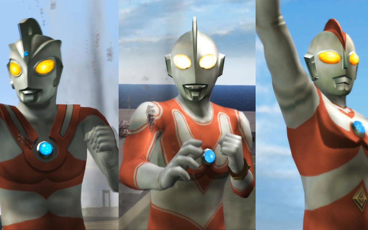 【老然】《奥特曼格斗进化3》永远的空气三兄弟!