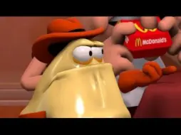 Download Video: Was that a Cheeseburger? (SFM Pizza Tower Animation)