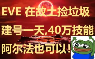 Download Video: EVE在故土捡垃圾.建号一天,40万技能.阿尔法也可以！(。_。)