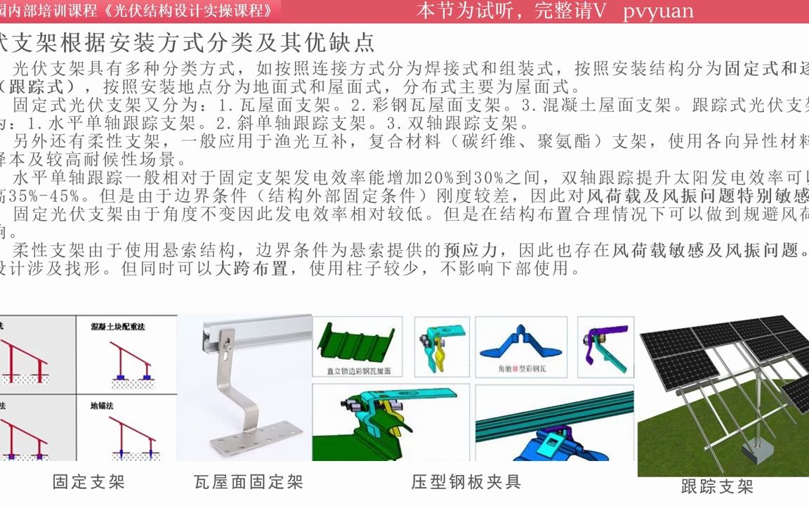 光伏支架设计02【中】光伏支架分类及优缺点哔哩哔哩bilibili