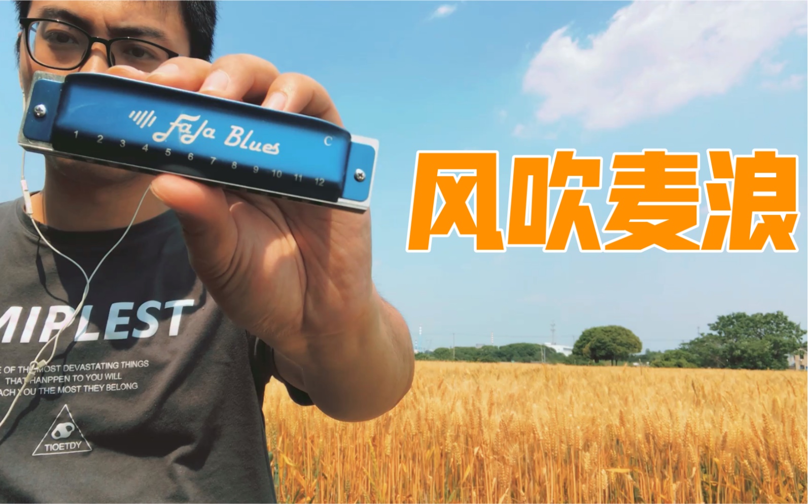 我吹口琴, 风吹麦浪_哔哩哔哩_bilibili