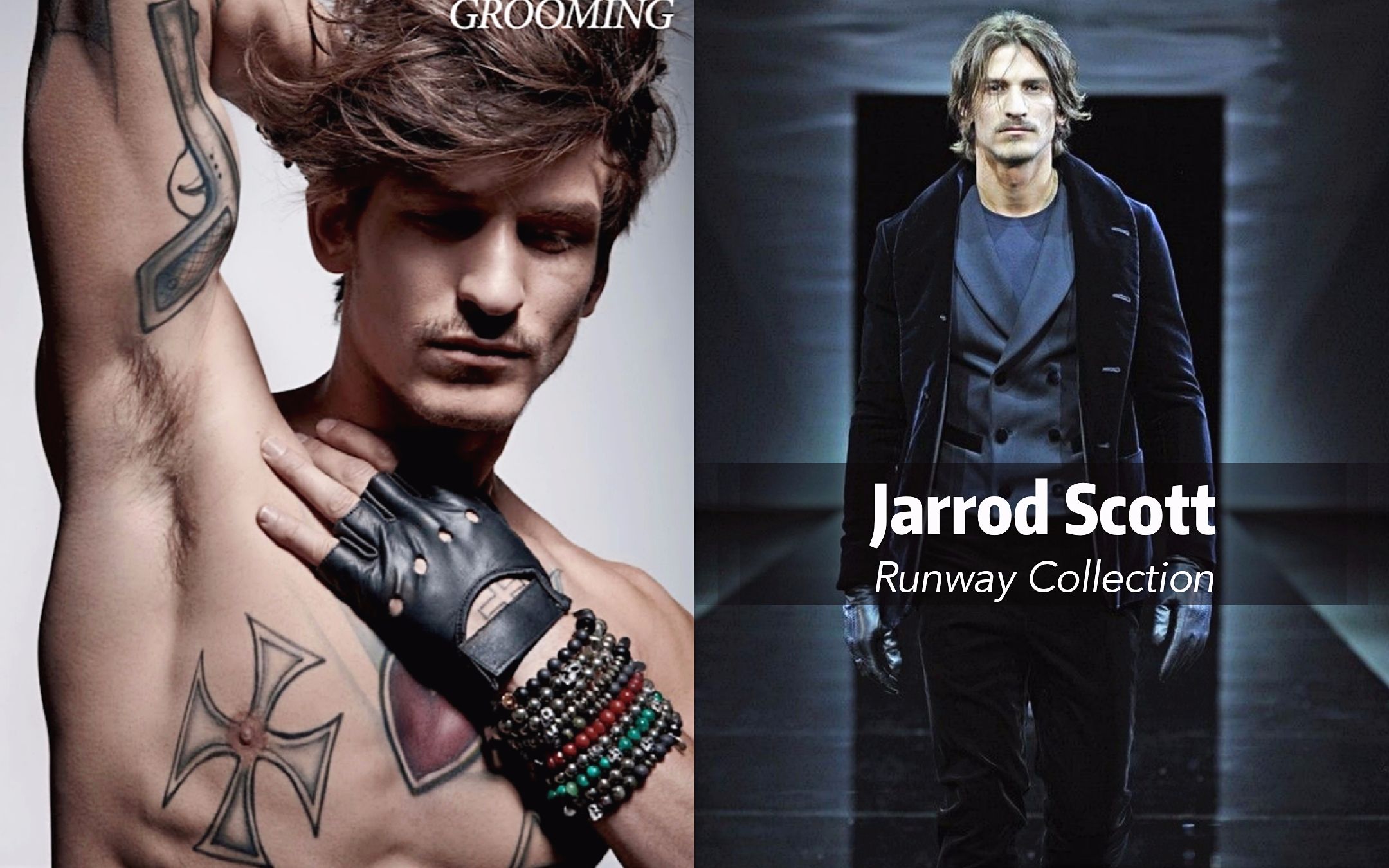 极品男人味  澳洲小胡子性感男模 Jarrod Scott 秀场踩点混剪哔哩哔哩bilibili