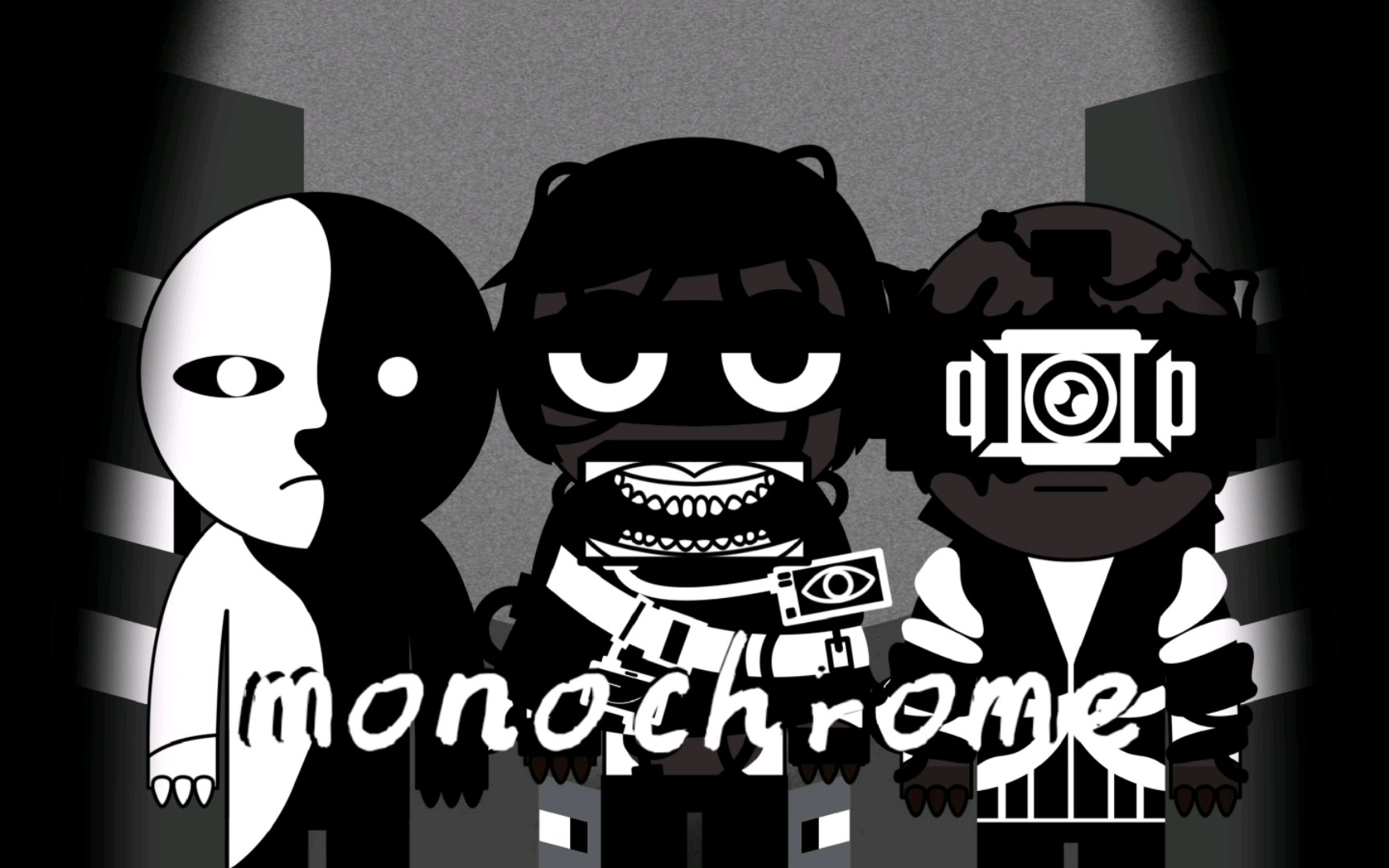 画了 incredibox monochrome模组的所有人物(不喜勿喷)