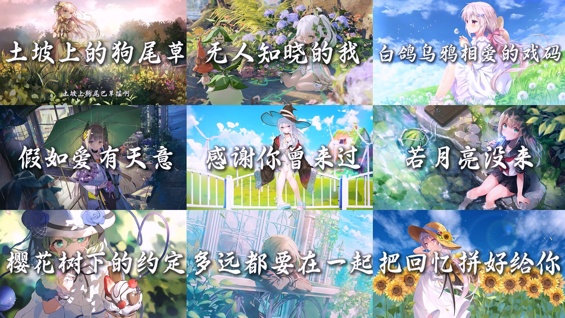 【音乐推荐】"后来小小的土堆上，长出了狗尾巴草"