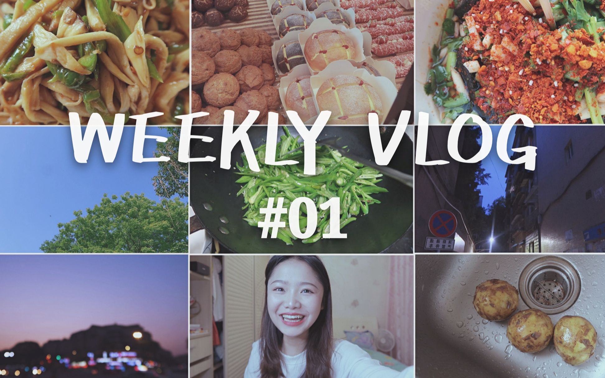 Weekly Vlog #1|小县城生活|一周食谱|由春入夏的日子|治愈系VLOG短片|到农庄摘草莓|发现秘密基地哔哩哔哩bilibili