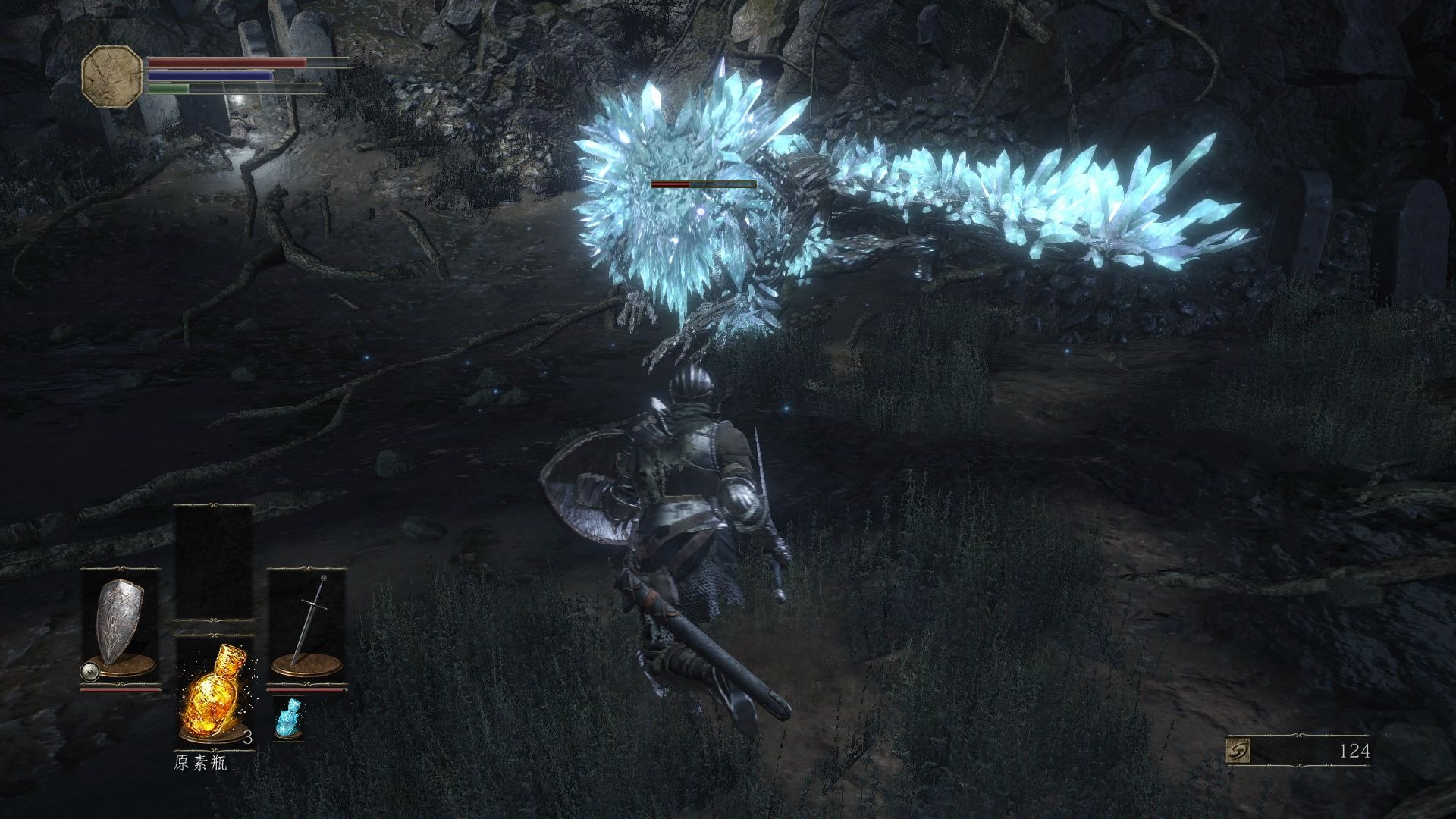 《黑魂3》性感(屑)灰烬在线调戏宝石结晶龙