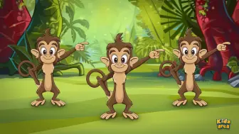 Descargar video: Monkey Dance ! HIT song for kids by Kidz Area