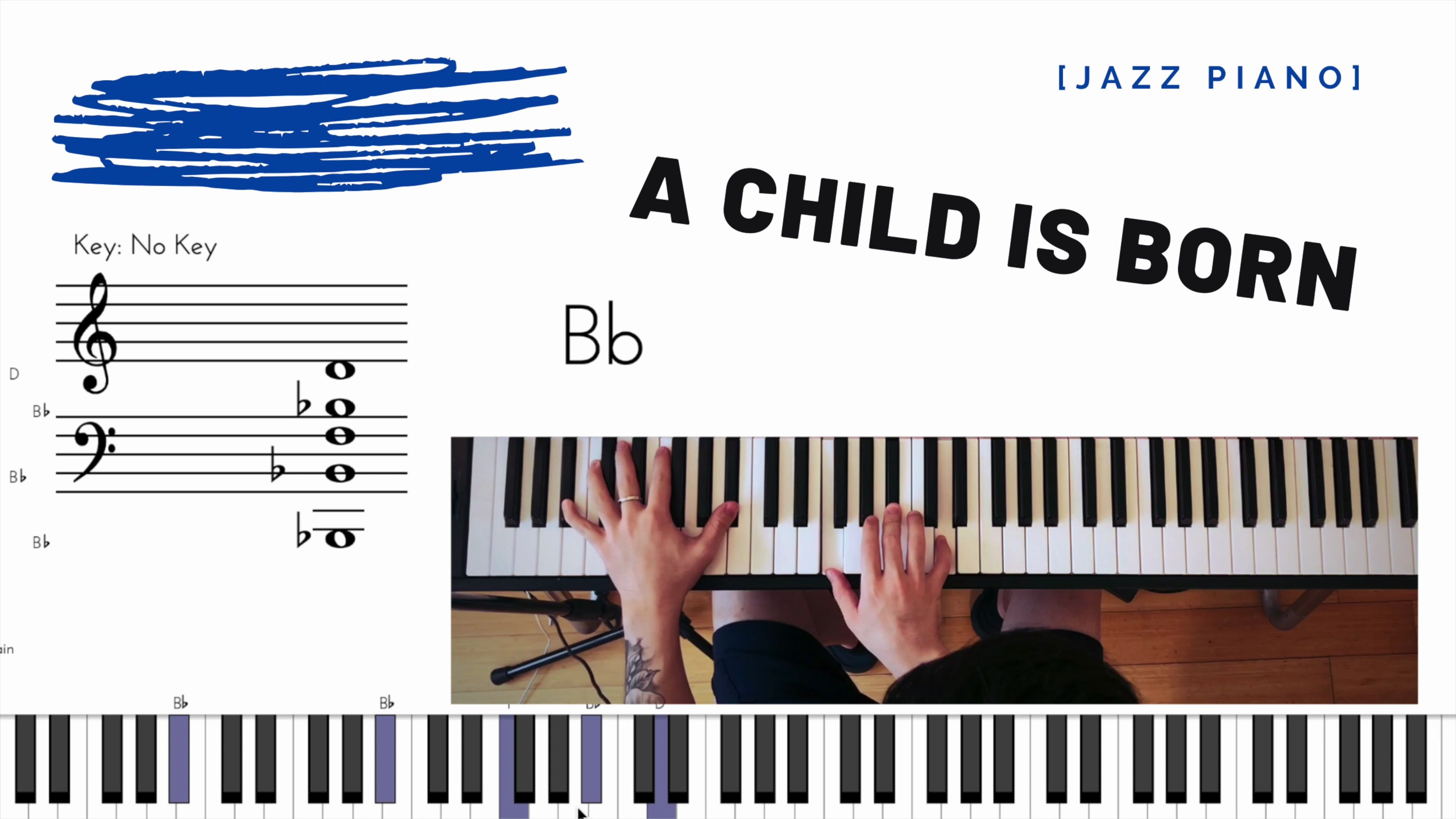 [图]【爵士钢琴】A Child is Born - Jazz Piano