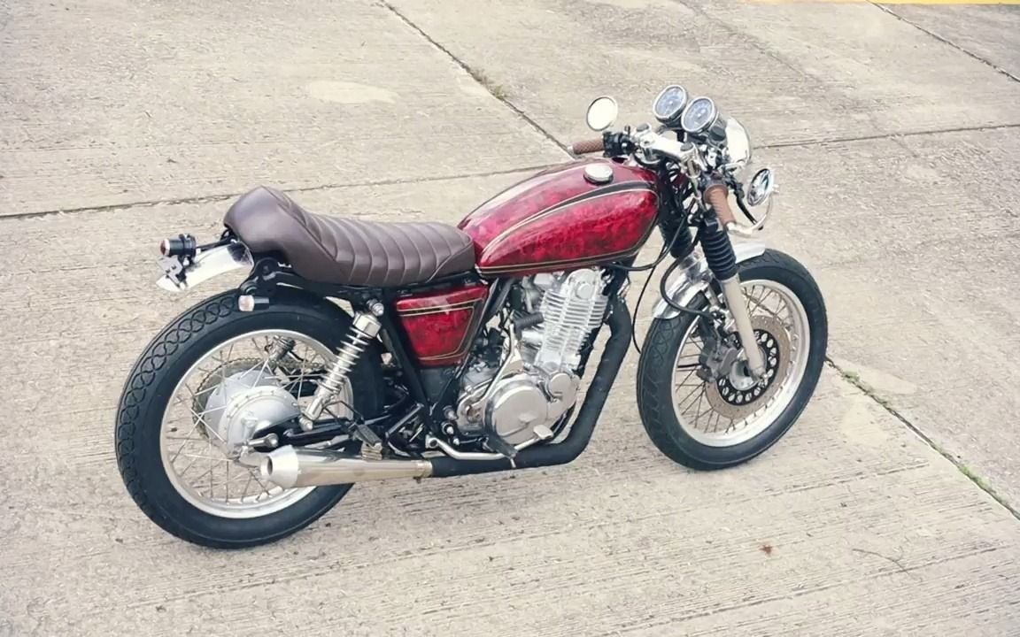 雅马哈sr400 改cafe racer 风格复古摩托车by-zeus custom