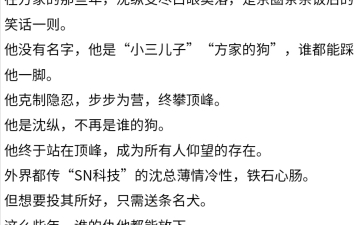 小说推荐:寄人篱下卑微隐忍克制男主vs万千宠爱作威作福放纵女主哔哩哔哩bilibili