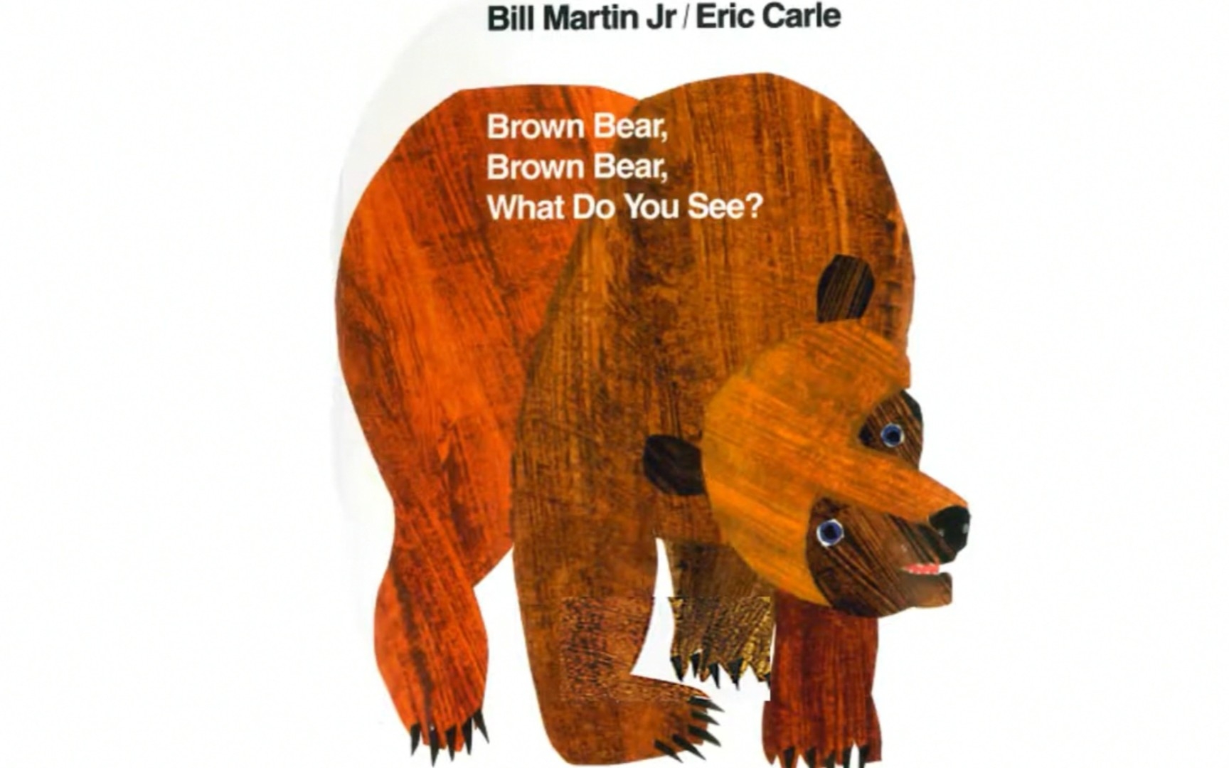 [图]【What do you see系列】01 《Brown bear Brown bear, what do you see 》歌曲版 最经典的的绘本