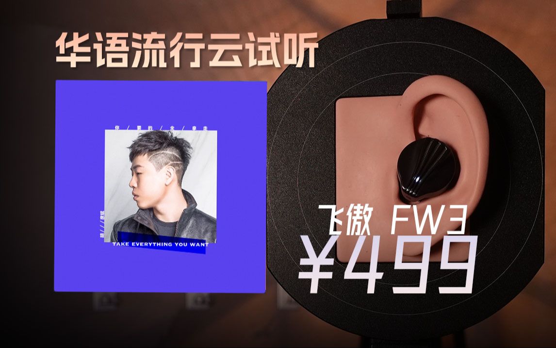 [图]「云试听」胡彦斌-你要的全拿走/飞傲 FW3入耳式降噪真无线hifi耳机