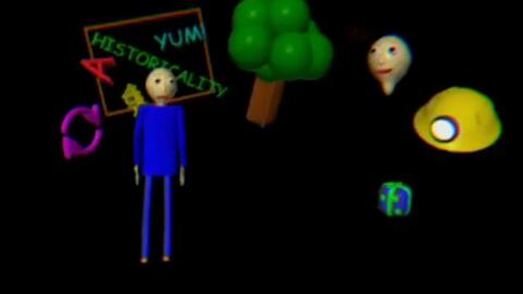 Baldi as seen in Baldi's Basics in Funkin, but it's badly made in  Anim8or! : r/BaldisBasicsEdu