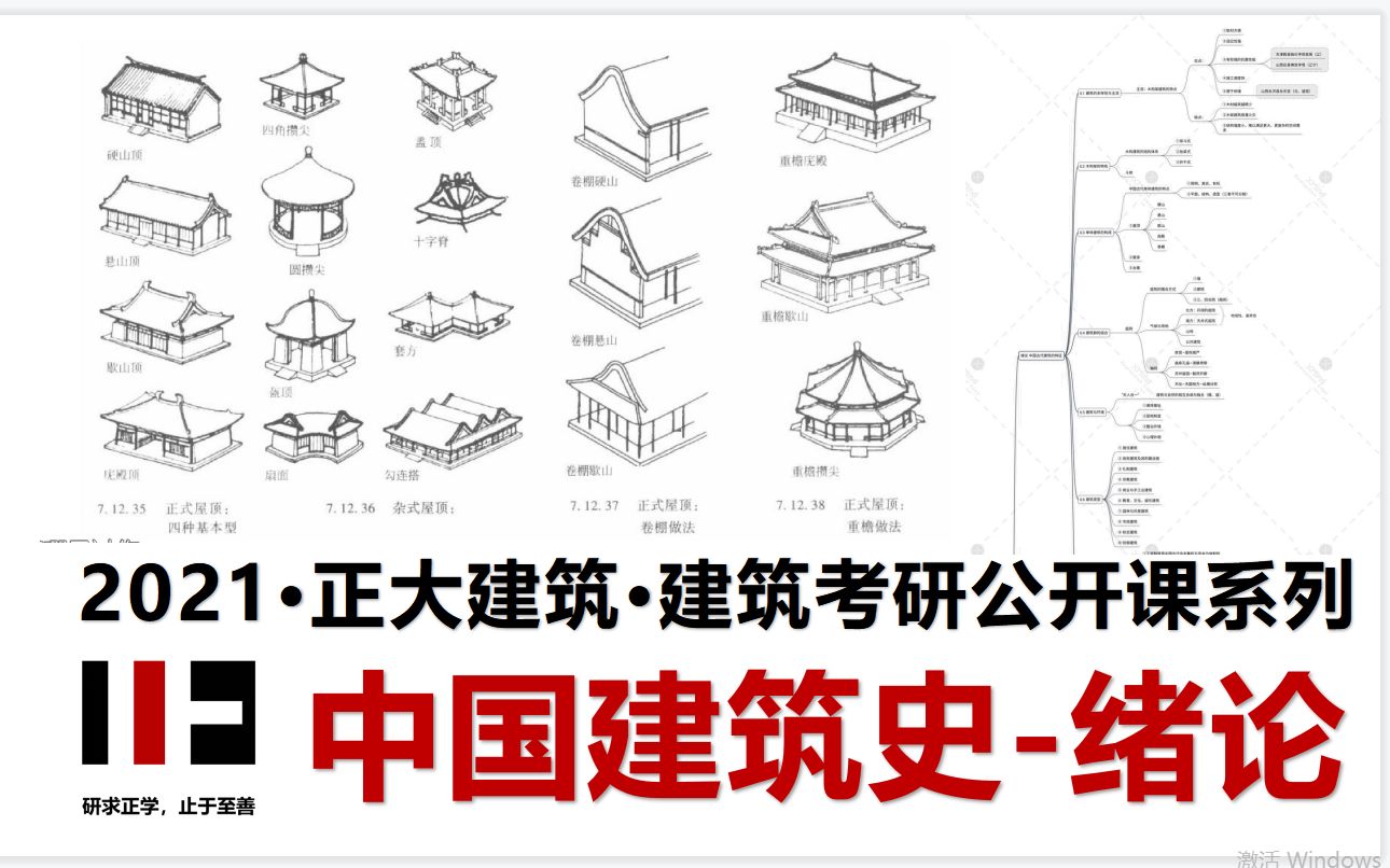 [图]50.【中国建筑史-导学】中国建筑史·第01讲-绪论 中国古代建筑的特征-2021年-正大建筑-春季公开课（郑州大学·建筑学考研-郑大之行，始于正大）