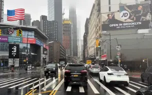 Download Video: 【4K超清】3月雨天在美国纽约市 布鲁克林(Brooklyn)驾驶 拍摄日期：2024.3