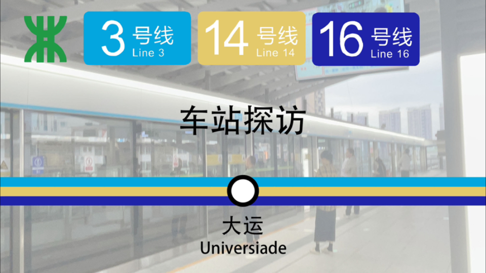 【深圳地铁】【新侧式站台启用】大运站 车站探访哔哩哔哩bilibili