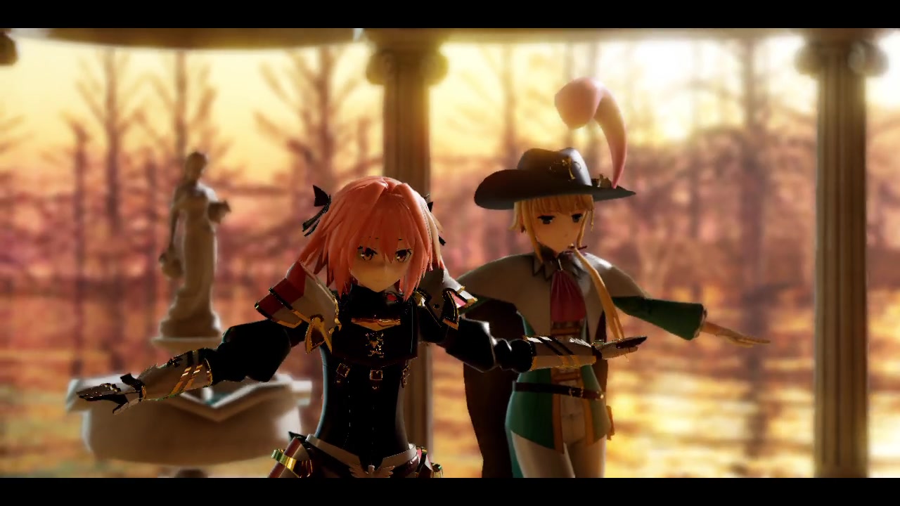 【fate/mmd】迪昂和阿福的risky game_哔哩哔哩_bilibili