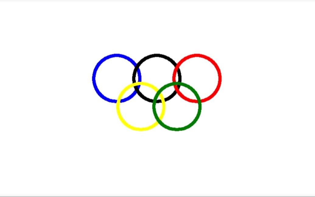 怎么画奥运五环颜色图片