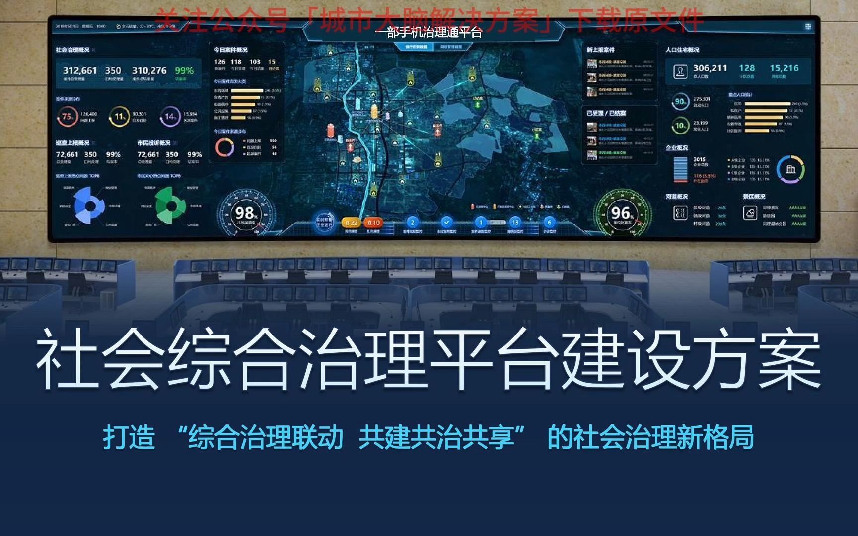 114页ppt | 社会综合治理平台建设方案(附下载)
