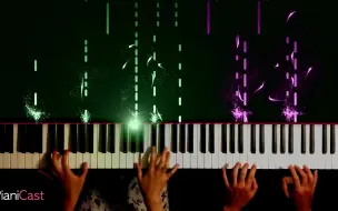 Descargar video: 奥芬巴赫最著名的 Can Can Piano Duet《康康舞曲》 - 特效钢琴 / 四手联弹 PianiCast