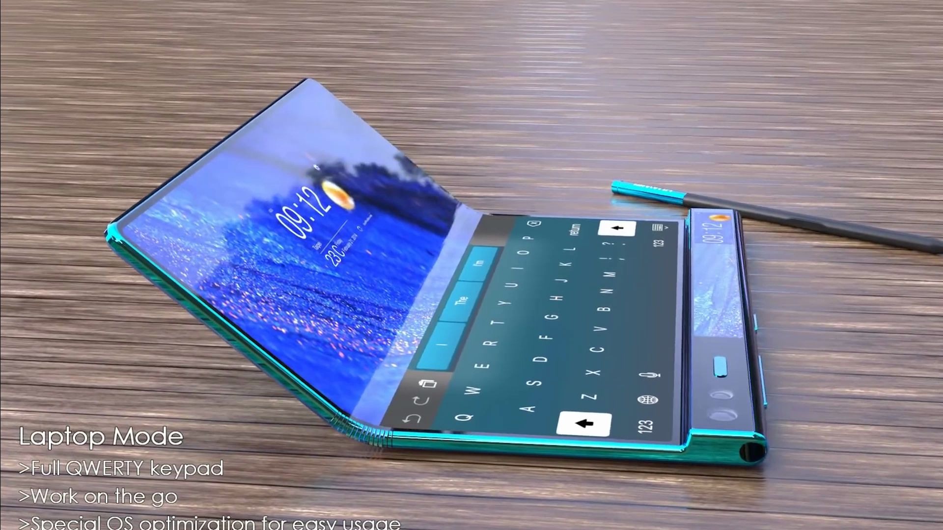 华为mate xs只是开胃菜,这款华为折叠概念机,才是华为的实力