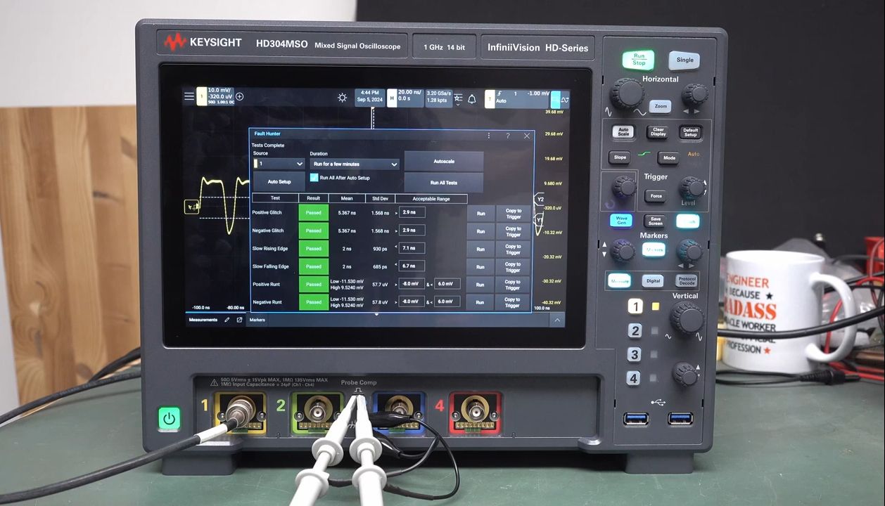 【生肉】EEVblog #1638 Keysight是德科技新款1GHz 14bit HD304MSO示波器开箱哔哩哔哩bilibili