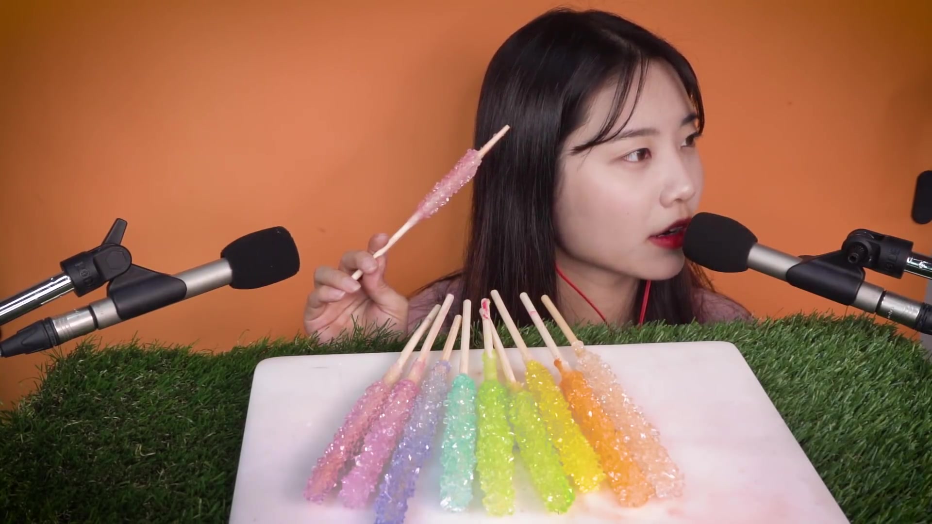 suna 助眠 亲手制作的宝石糖果,吃播_哔哩哔哩 (゜-゜)つロ 干杯