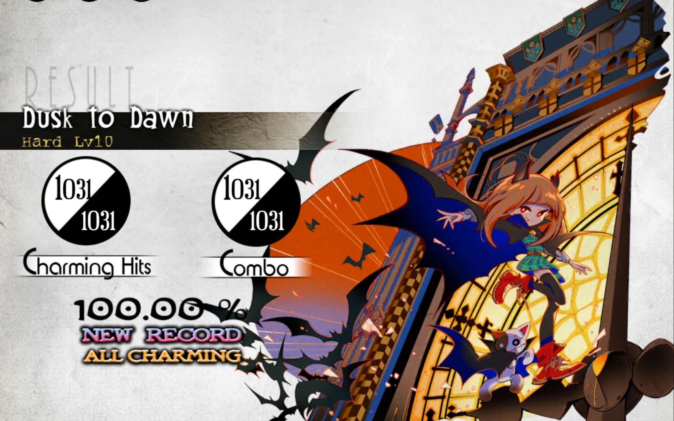 [图]【Deemo】Dusk to Dawn [Hard] Lv.10 100% All Charming