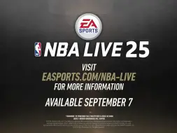 Download Video: EA时隔6年终于正式发布了NBALIVE25，原来是向2K取经了