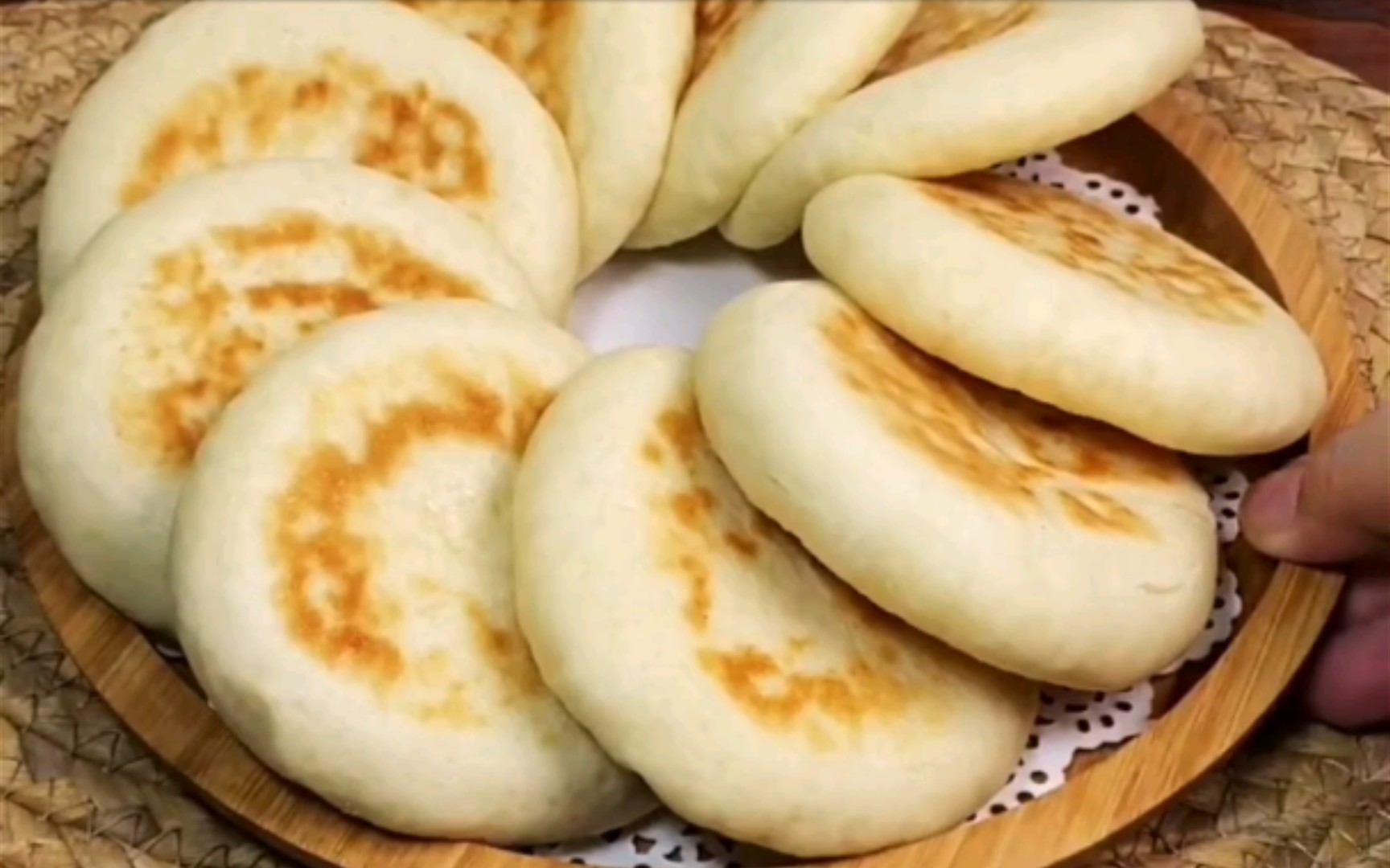 发面饼,家常饼,简单的美食做法