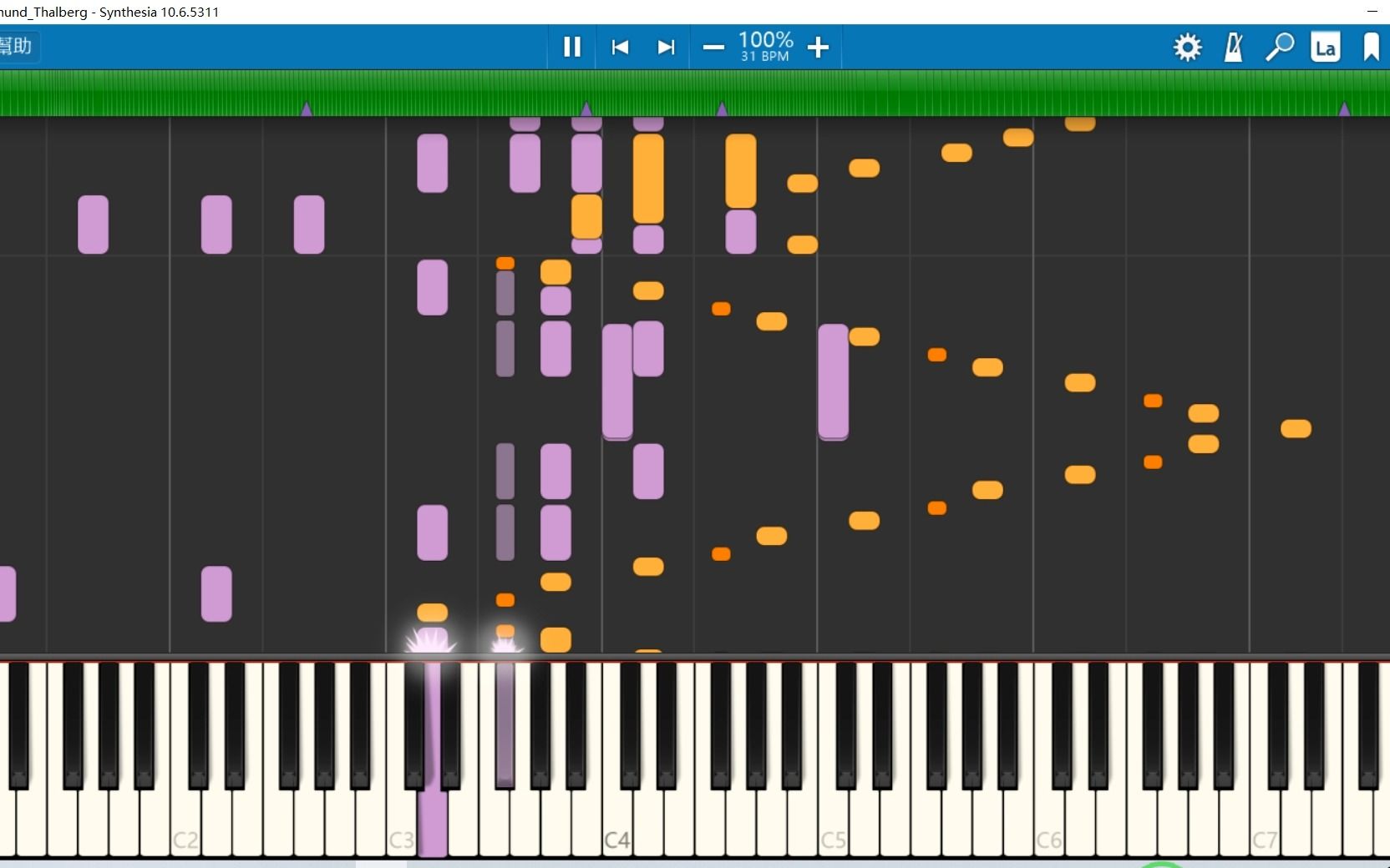 [图]【钢琴】塔尔贝格 Op.33 摩西大幻想曲