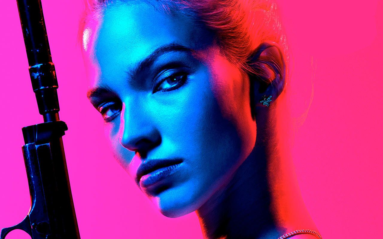 电影动作惊悚吕克贝松导演神秘女杀手安娜妖艳的外表火辣的身材狠毒的